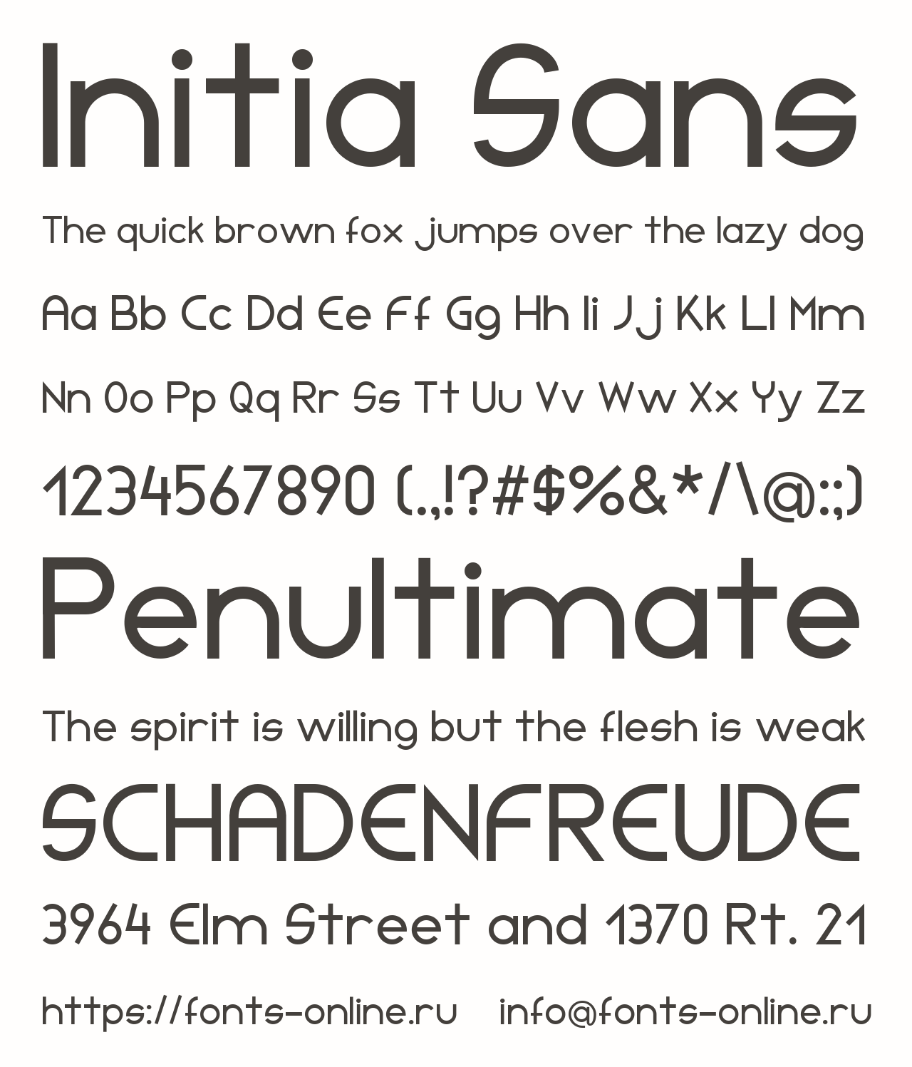 Initia Sans Free Font Download